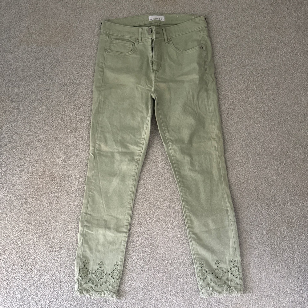 Loft Skinny Crop Jeans